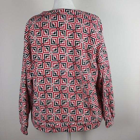 Liz Claiborne XXL womens Pullover Black Red Logo NWT - Picture 8 of 15